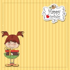 young girl with gift N4