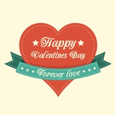 Vintage Valentines card N2