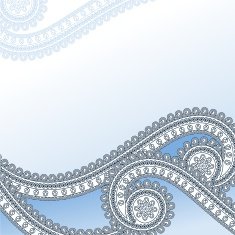 Ornate floral background N5