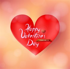 St Valentines greeting card