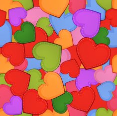 valentine's day seamless pattern N11