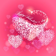 Valentine's Day Abstract Background N8