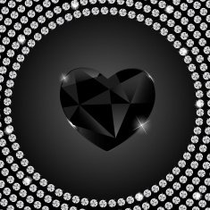 Happy Valentines Day card with heart Vector illustration N43