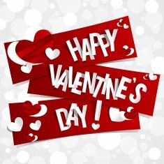 Happy Valentines Day card N103