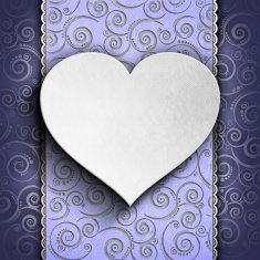 Valentine's Day background - Greeting card template