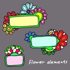 plates on background patterns of flowers N2