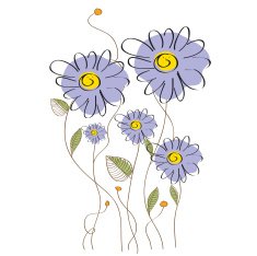 delicate floral background