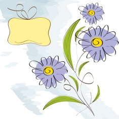 delicate floral background N2