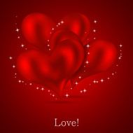 Valentines Day Background Vector N4