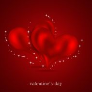 Valentines Day Background Vector N5