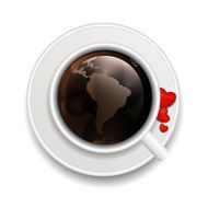coffee invitation background vector illustration N3