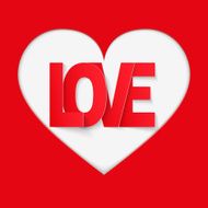 Background Red Letter Love