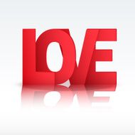 Background Red Letter Love N4