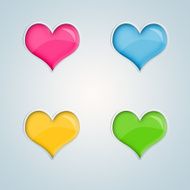 Glossy hearts N6