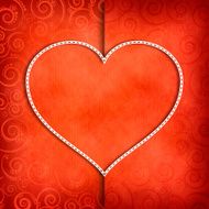 Valentine&#039;s Day background - Greeting card template N2