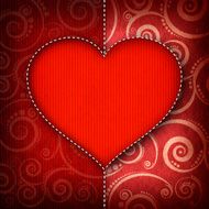 Greeting card template on Valentine&#039;s Day N2