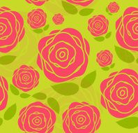 Floral Seamless Pattern Background for Wedding and Birthday Vec N16