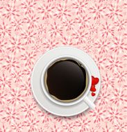 coffee invitation background vector illustration N4