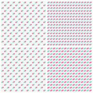 Holiday pattern on Valentine's Day