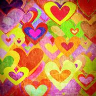 grunge love pattern background N2