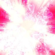 romantic background with hearts and stars N2