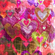 grunge love pattern background N7