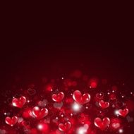Holiday Valentine Red Background
