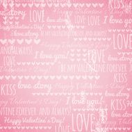 pink background with valentine hearts and wishes text