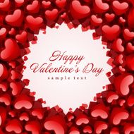 Valentine&#039;s Day Card with Hearts N26