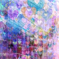 grunge love pattern background N8