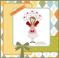 pretty girl in love N14