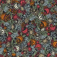 Seamless romantic elegant floral background