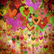 grunge love pattern background N10