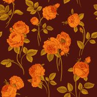 Vintage vector seamless pattern N8