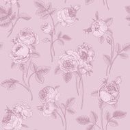 Vintage vector seamless pattern N9
