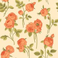 Vintage vector seamless pattern N12