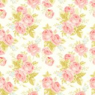 Seamless pattern with vintage roses N10