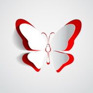 Greeting card with paper butterfly N2