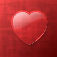Transparent Red Heart