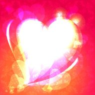 Hearts speech bubble ornamental background N2