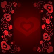 Valentine&#039;s day background with hearts N20