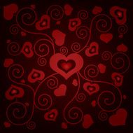 Valentine&#039;s day background with hearts N21