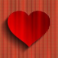 Valentine&#039;s Day background - red heart
