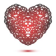 Heart isolated on white N2