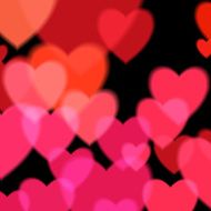 Valentine&#039;s day background with hearts N22