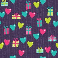 Vilentine gifts seamless pattern