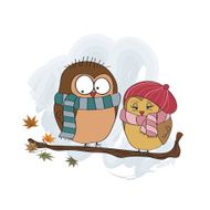 Love birds on the branch N5