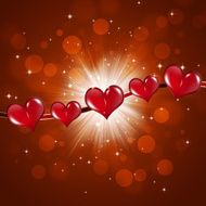 red valentine background N3