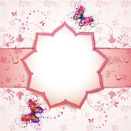 Background with butterflies N8