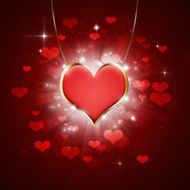 Heart medallion N2